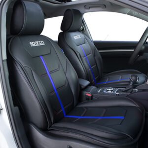 Seat pad SPARCO SPS414GR with Blue edge