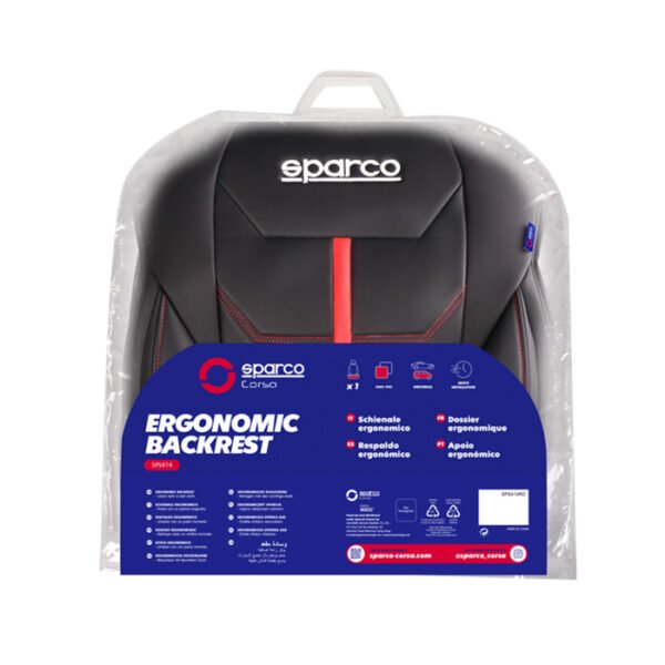 Seat pad SPARCO SPS414RD with Red edge