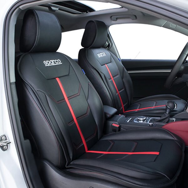 Seat pad SPARCO SPS414RD with Red edge