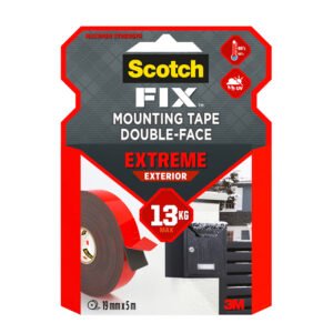 Двойнолепящо тиксо 3M Scotch® FIX 19mm х 5m до 13kg за Екстериор