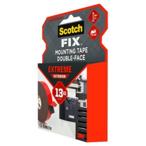 Двойнолепящо тиксо 3M Scotch® FIX 19mm х 5m до 13kg за Екстериор
