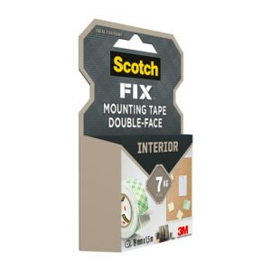 Двойнолепящо тиксо 3M Scotch® FIX 19mm х 1.5m до 7kg за Интериор