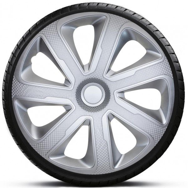 Комплект тасове за джанти ARGO Livorno Carbon - 15" Сиви
