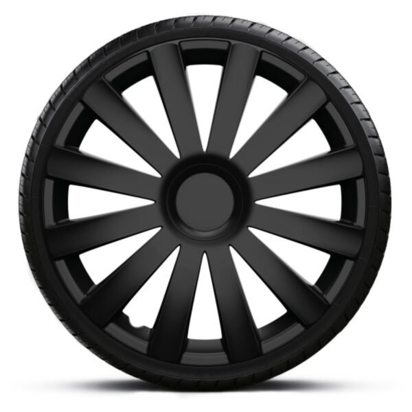 ARGO Spyder Wheel Center Cap Set - 15" Black