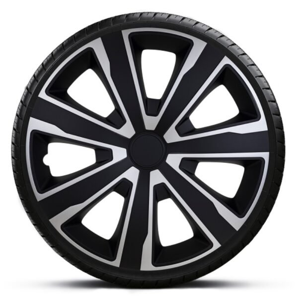 Set of wheel caps for ARGO Tenzo - 15" Gray / Black