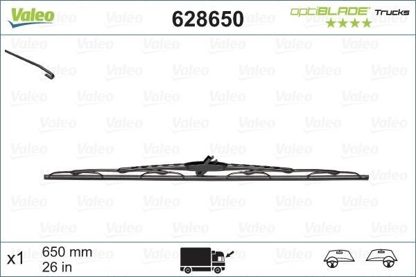 Wiper Valeo Optiblade Trucks 650mm - 1 piece