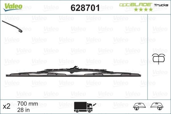 Чистачка Valeo Optiblade Trucks 700мм - 1 брой