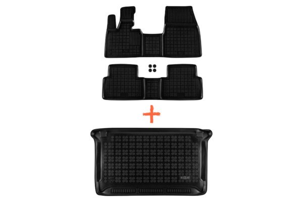 REZAW-PLAST floor mat set for the BMW i3 (01.2013+)