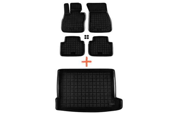 REZAW-PLAST floor mat set for the BMW Series 1 F40 (01.2019+)