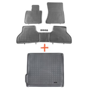 Set of REZAW-PLAST floor mats for the interior and trunk of the BMW X5 E70 (09.2006-06.2013)