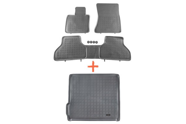 Set of REZAW-PLAST floor mats for the interior and trunk of the BMW X5 E70 (09.2006-06.2013)