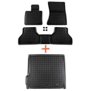 Set of REZAW-PLAST floor mats for the interior and trunk of the BMW X5 E70 (09.2006-06.2013)
