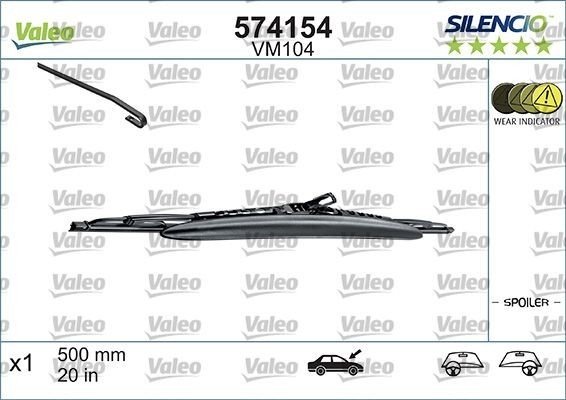 Wiper Valeo 500mm - 1 piece