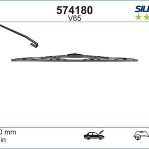 Wiper blade Valeo 650mm - 1 piece