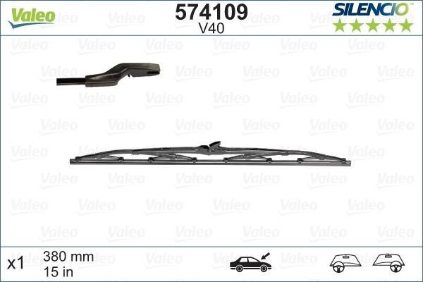 Wiper blade Valeo Silencio 380mm - 1 piece