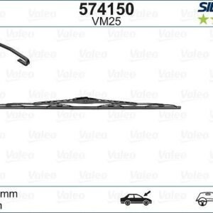 Чистачка Valeo Silencio 525мм - 1 брой