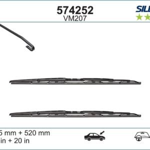 Wiper blade Valeo Silencio 645mm - 1 piece