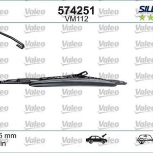 Wiper blade Valeo Silencio Conventional Single 475mm - 1 piece