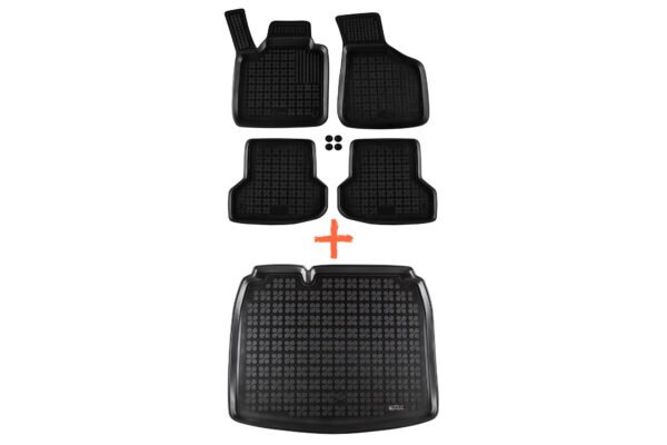 REZAW-PLAST floor mat set for the body and trunk of Audi A3 Hatchback, Sportback (01.2003-12.2012)