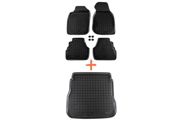 REZAW-PLAST set of floor mats for the interior and trunk of Audi A6 C5 Combi, Allroad (06.1997-06.2004)