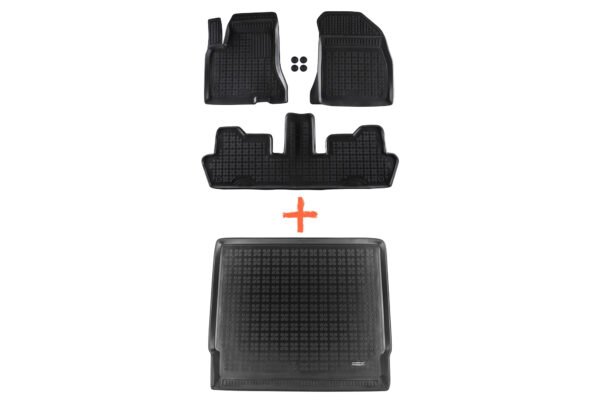 REZAW-PLAST set of floor mats for the body and trunk of Citroen C4 Grand Picasso (10.2006-06.2013)