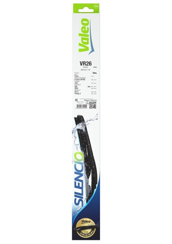 Rear wiper blade Valeo Silencio VR26 - 300mm