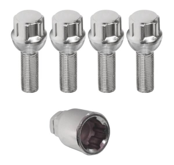 Secret wheel bolts - 12mm x 1.25mm, L24mm - Cone