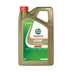 Синтетично двигателно масло за автомобили и хибриди CASTROL EDGE 0W-30, 5 л