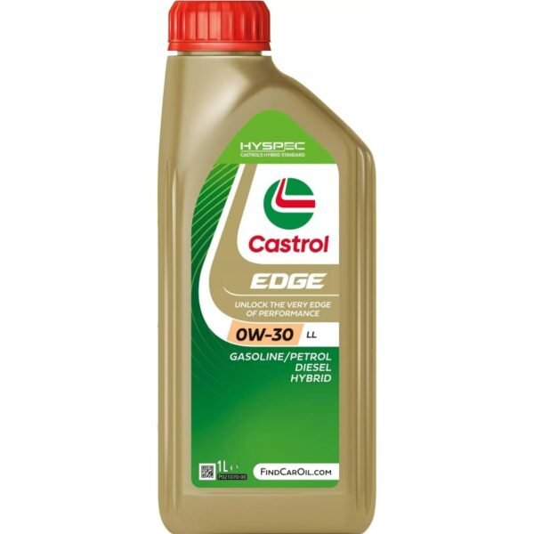 Synthetic engine oil for cars and hybrids CASTROL EDGE LL 0W-30, 1 l