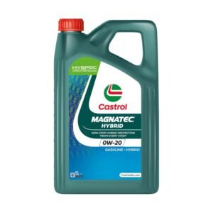 Синтетично двигателно масло за хибридни автомобили CASTROL MAGNATEC HYBRID 0W-20, 5 л