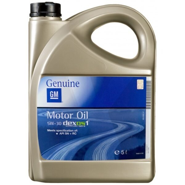 Original synthetic engine oil GM OPEL DEXOS 1 GEN 2 5W-30, 5 l