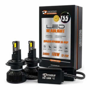 LED крушки T55 H7 130W 12/24V 6000K - комплект 2 броя за по-бяла светлина на фаровете