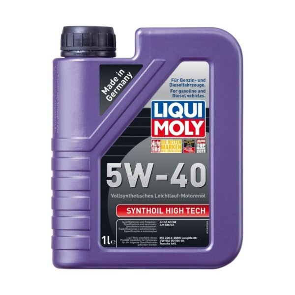 Synthetic engine oil LIQUI MOLY SYNTHOIL HIGH TECH 5W-40, 1 l