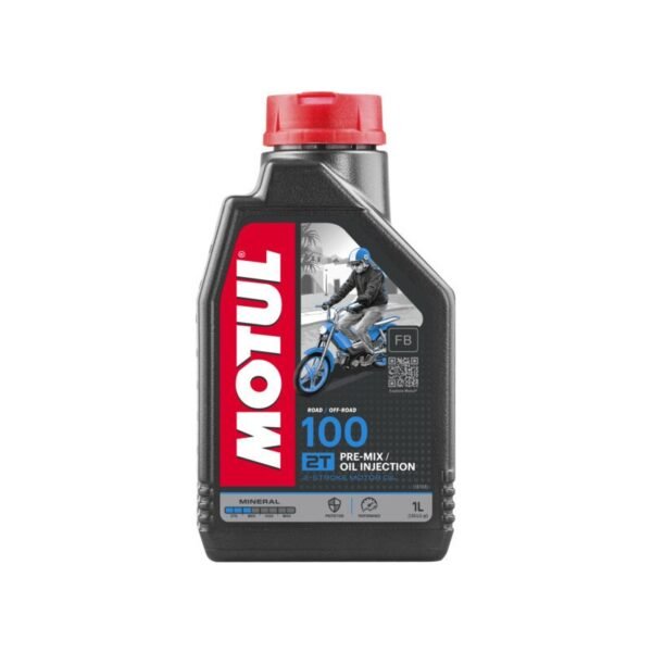 Двутактово масло за мотоциклети MOTUL 100 2T, 1 л