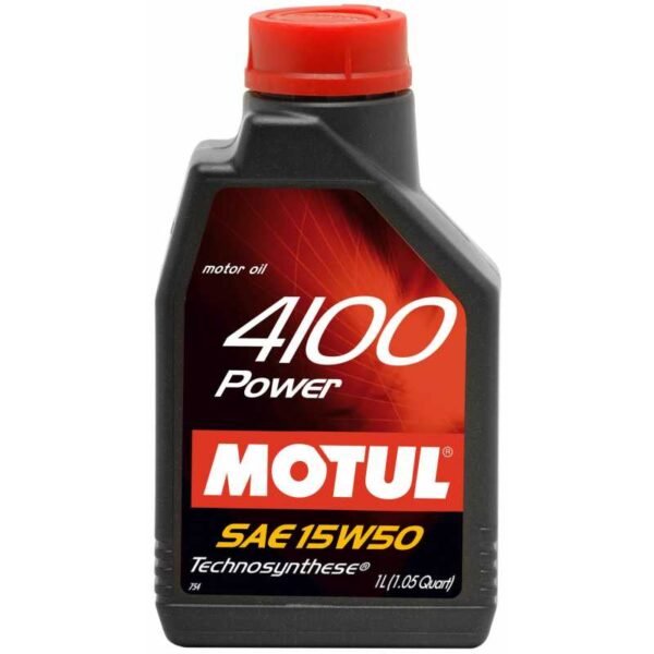 Синтетично двигателно масло MOTUL 4100 POWER 15W-50, 1 л Синтетично двигателно масло MOTUL 4100 POWER 15W-50, 1 л