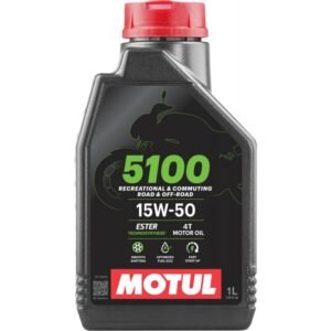 Синтетично двигателно масло за мотоциклети MOTUL 5100 4T 15W-50, 1 л