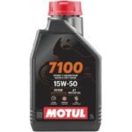 Синтетично двигателно масло за мотоциклети MOTUL 7100 4T 15W-50, 1 л
