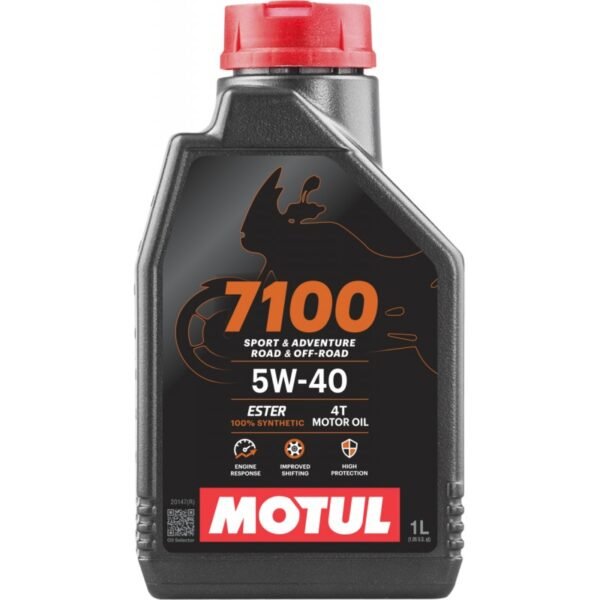 Синтетично двигателно масло за мотоциклети MOTUL 7100 4T 5W-40, 1 л