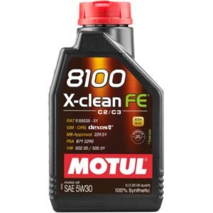 Синтетично двигателно масло MOTUL 8100 X-CLEAN FE 5W-30, 1 л