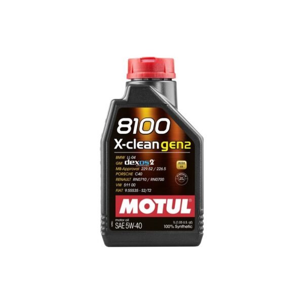 Синтетично двигателно масло MOTUL 8100 X-CLEAN GEN2 5W-40, 1 л