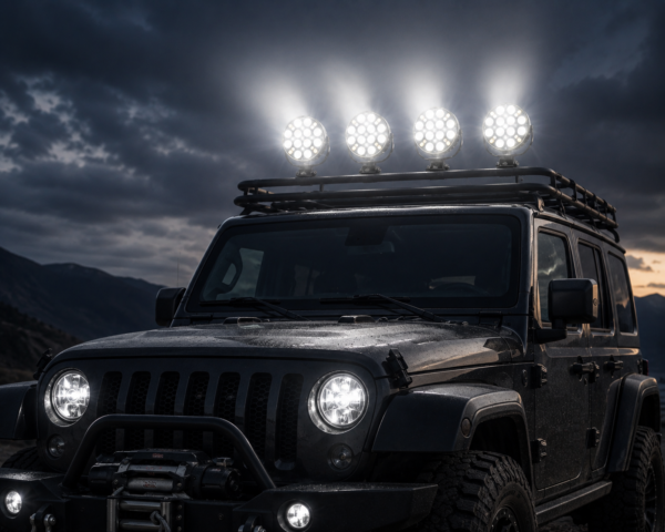 Халоген диоден 707 12-24V 12 LED 7"