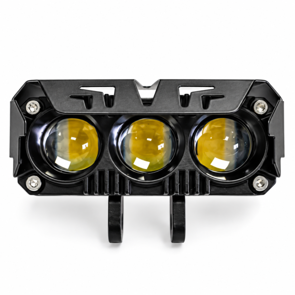 Халоген за МПС 3LED 12-24V - бяло/жълто
