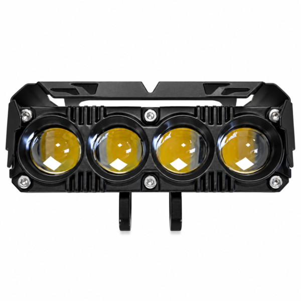 Халоген за МПС 4LED 12-24V - бяло/жълто