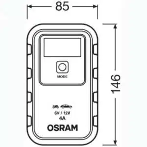 Зарядно за акумулатор с марка OSRAM - от Autoport