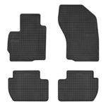 Гумени стелки Frogum съвместими със Citroen C-Crosser, Mitsubishi Outlander, Peugeot 4007 2007-2012, 4 части, черни