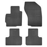 Гумени стелки Frogum съвместими със Citroen C4 Aircross, Peugeot 4008 2012-2017, Mitsubishi ASX след 2010 година, 4 части, черни