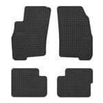 Гумени стелки Frogum съвместими с Fiat Grande Punto 2005-2012, 4 части, черни