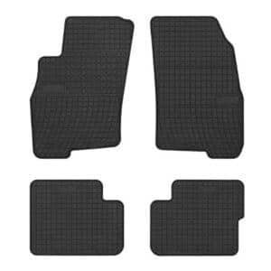 Гумени стелки Frogum съвместими с Fiat Grande Punto 2005-2012, 4 части, черни