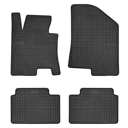 Гумени стелки Frogum съвместими с Hyundai i30 2012-2016, 4 части, черни