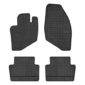 Гумени стелки Frogum съвместими с Volvo S60 2000-2009, S80 1998-2006, V70 2000-2006, 4 части, черни
